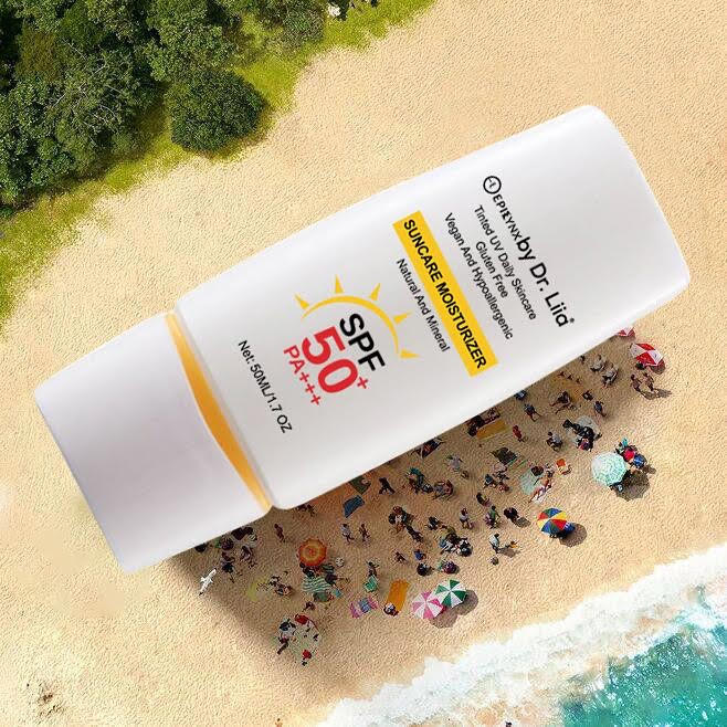 Shop Hypoallergenic Tinted Mineral Sunscreen SPF 50